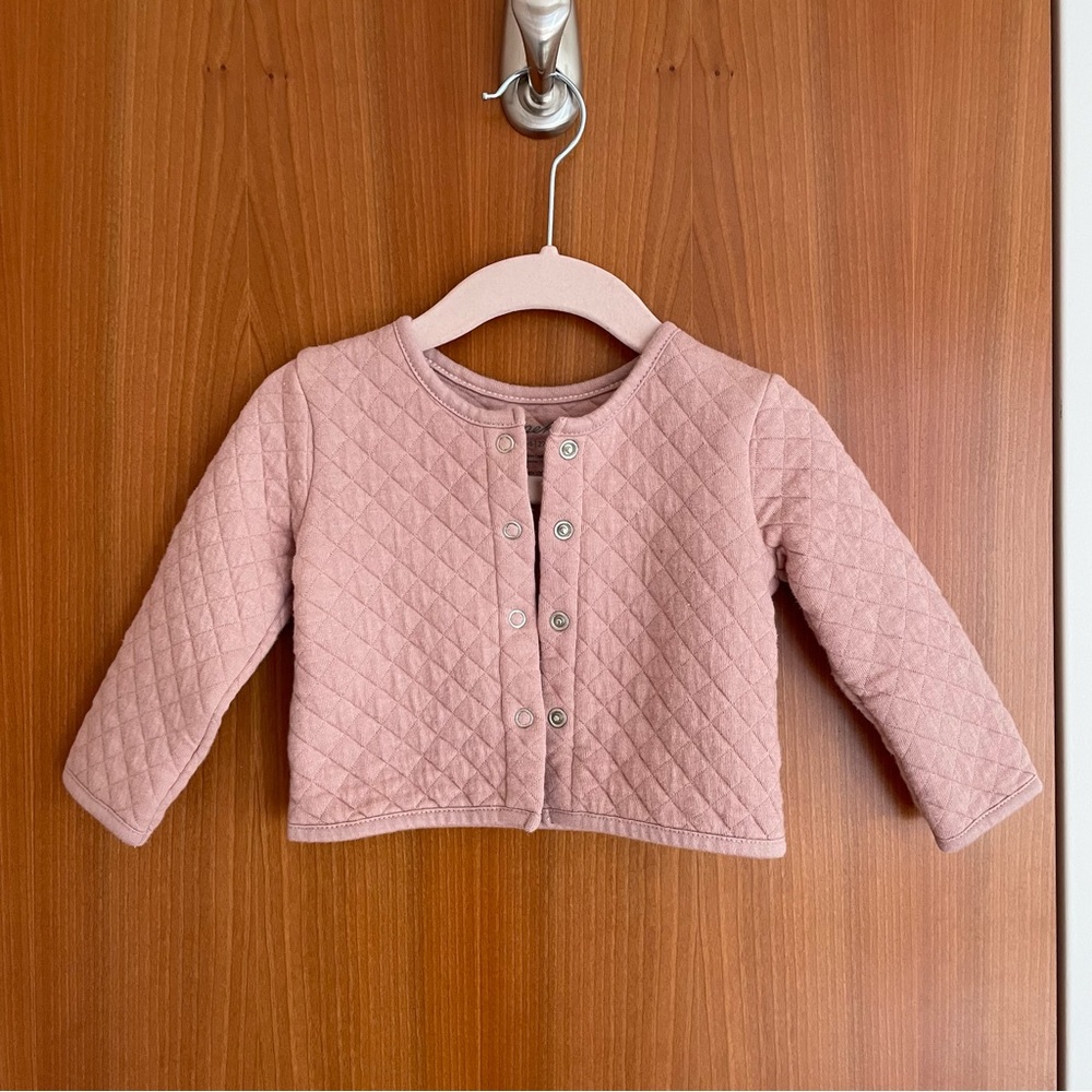 Pehr 0-6m Cozy Front Snap Jacket